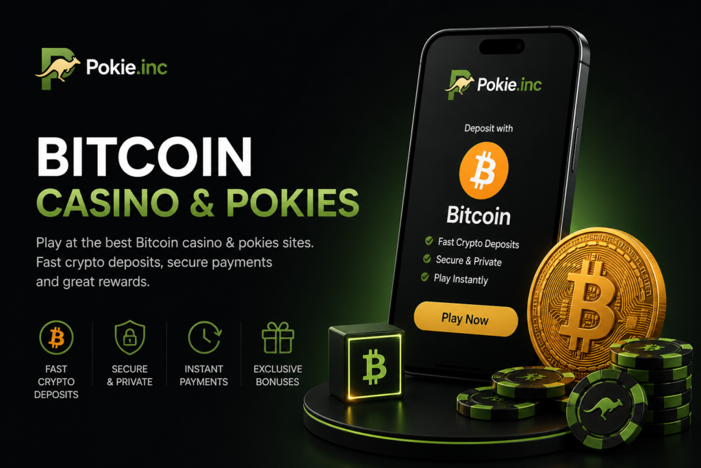 Bitcoin casino deposit and withdrawal for Australian pokies players