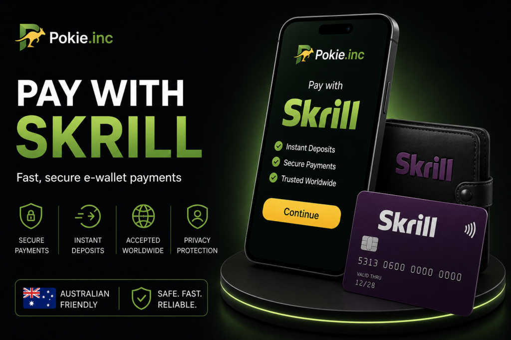 Skrill casino and pokies payment with instant e-wallet deposits